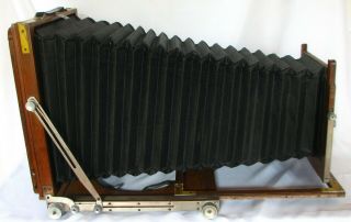 Vageeswari 10x12 Inch Wooden Field Camera With Plate Holder Vintage Ulf (b)