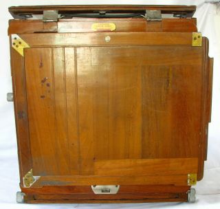 Vageeswari 10x12 Inch Wooden Field Camera With Plate Holder Vintage ULF (b) 8
