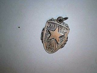 Ww2 Wwii Sterling “son In Service” Home Front/mothers Pendant (one Of A Kind)