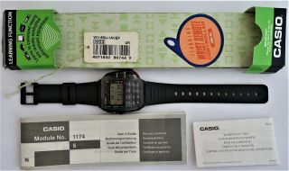 Vintage Casio Wrist Remote Controller Cmd - 40 Still In Packaging Light Use 90 