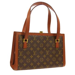 Louis Vuitton Sac Bavolet Hand Bag No.  167 Purse Monogram Vintage Auth A45697