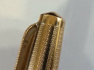 Vintage Parker Ballpoint Solid 18k Gold 25.  4 Gram 9