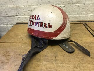 Cromwell Vintage Motorcycle Pudding Basin Helmet Barn Find Royal Enfield Trials
