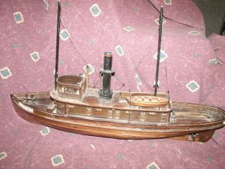 Large Vintage 39 " Seguin Marine Tugboat Rc Ship Wood Model Project