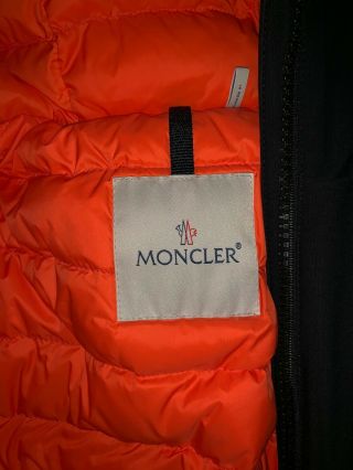 Mens Moncler Derval Down Jacket Black 2 Medium M Hooded Retail $1,  150 Rare 7