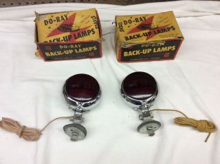 Nos Vintage Do - Ray Lamp Co.  44 Stop Lamp 3” Light Red 6 Volt Low Rider Hot Rod