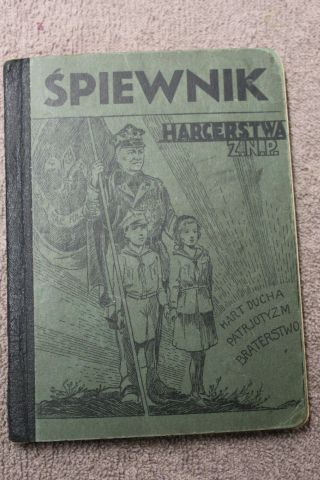 Scarce Pre Ww2 Polish - American Scouts Song Book " Spiewnik ",  1936 Dated