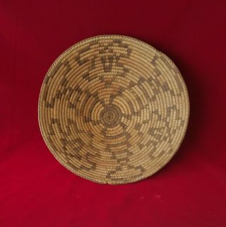 Antique Pima Basket Tray Southwest Native American Indian (3)