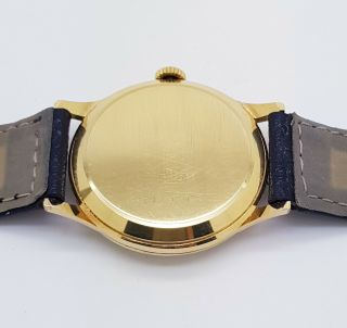 Fine & 18K Yellow Gold Longines Men Watch Cal 12.  68Z Rare 