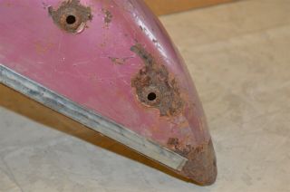 ANTIQUE MOTORCYCLE HARLEY DAVIDSON 1949 1950 1951 1952 1957 EL FL FRONT FENDER 8