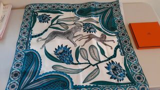 Hermes Rare 100 Silk Scarf “the Savana Dance "