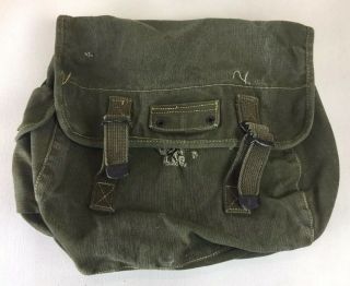 Ww2 U.  S.  Army Officers/paratroopers Musette Bag W/straps Distressed