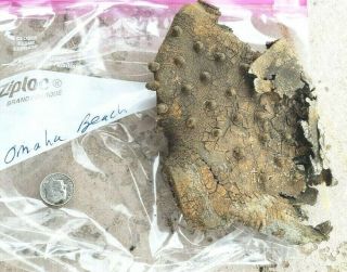 WW2 US Gas Mask Relic from Fox Green Sector Omaha Beach D - Day 2