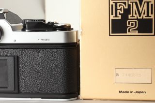 【Super Rare UNUSED】 Nikon FM2 FM2N 35mm SLR Film Camera from Japan 6