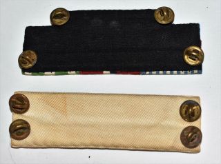 2 WWII & Korean War Officer Navy Custom Ribbon Bars. 4