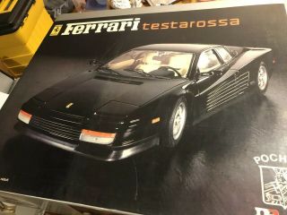 Rare Pocher Ferrari Testarossa Model Kit Rivarossi K/53 Limited Edition 1/8 Nib