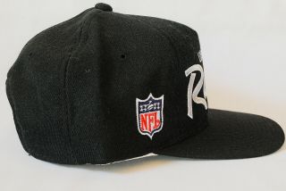 Vintage NOS Sports Specialties Los Angeles Raiders Script Snapback Hat / Cap NWA 3