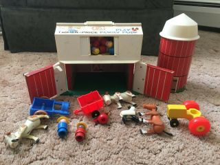 Vintage Fisher Price Family Play Farm.  1960 