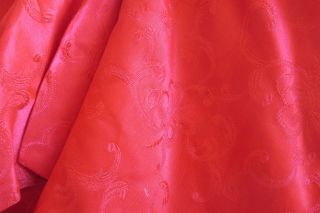 Vtg MADAME ALEXANDER Doll CISSY Red BROCADE Formal Gown 19 