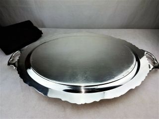 WALLACE BAROQUE SILVER BUTLER TRAY LARGE TEA / COCKTAIL SERVING TRAY,  DUST - BAG 2