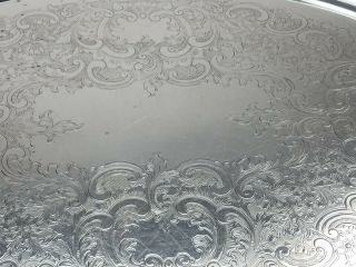 WALLACE BAROQUE SILVER BUTLER TRAY LARGE TEA / COCKTAIL SERVING TRAY,  DUST - BAG 7