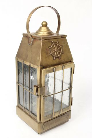Antique Vintage Flying Dutchman Brass Light Lamp Lantern From Captain & Tennille
