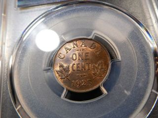 L79 Canada 1925 Small Cent PCGS MS - 64 Red Brown Key - Date Very RARE This 2