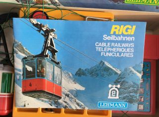 Vintage RIGIELECTRIC 900E Motorized Cable Car Ski Lift LEHMANN West Germany 3