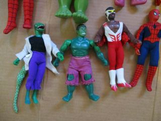 Mego Marvel superhero action figures,  vintage 1970s: Spider - man,  Hulk,  many more 4
