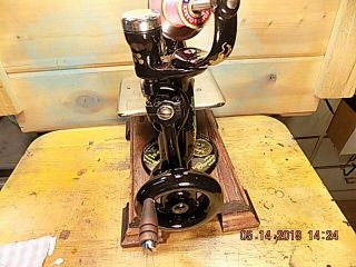 Antique Hand Crank Willcox Gibbs sewing machine.  RESTORED 1878 11