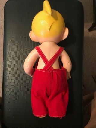 1958 DENNIS THE MENACE VINTAGE TOY DOLL IN RED OVERALLS 5