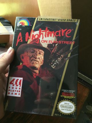 Vintage A Nightmare On Elm Street Nes Nintendo Factory Video Game