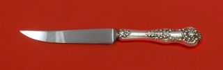 King By Dominick & Haff Sterling Silver Steak Knife Serrated Custom 8 1/2 "