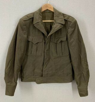 Vintage 1944 Ww2 Us Military Green Army Ike Wool Field Jacket Sz 36