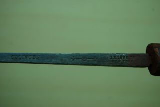Antique Bayonet / Sword J.  H.  Lau & Co York Made Solingen Germany