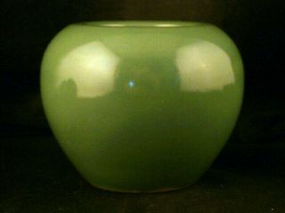 Wonderful Chinese Ming Dy TianQi Green Glaze Porcelain Brush Washer Q013 4