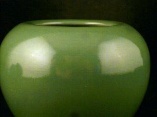 Wonderful Chinese Ming Dy TianQi Green Glaze Porcelain Brush Washer Q013 5