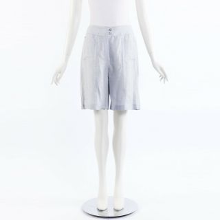 Vintage Chanel Linen Shorts Sz 38