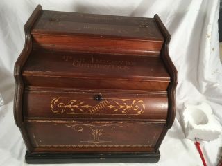 Antique 1800s FANCY Mechanical Celestina Organette Musical Instrument Music Box 2