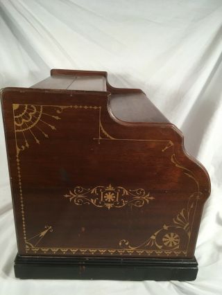 Antique 1800s FANCY Mechanical Celestina Organette Musical Instrument Music Box 5