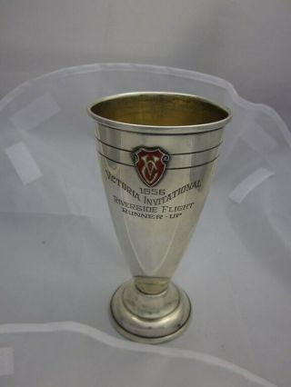 1956 Sedlacek Sterling Silver Golf Trophy,  Victoria Country Club,  Riverside,  Ca.
