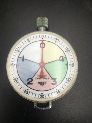 1959/60 Heuer Yacht Timer Ref.  33.  712 Rare Stopwatch Stop Watch Tag Vintage Retro