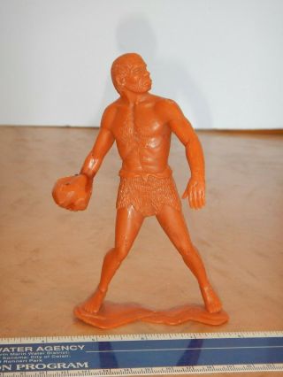 Vintage,  1963 Marx Caveman 6 " Plastic Prehistoric Figure (2)