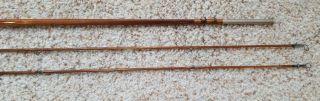 Vintage Bamboo Fly Rod Southbend 29? Paul Young? Orvis? 7 ' 3 