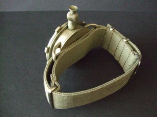 Vintage WW2 Military Bomber Timer Stopwatch Fly back Return Swiss Made 10