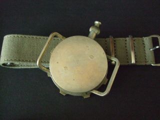 Vintage WW2 Military Bomber Timer Stopwatch Fly back Return Swiss Made 6