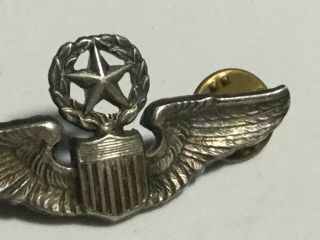 WW2 And korean War US Army Air Force Sterling 2 Inch Comand Pilot Wings 5