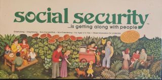 Social Security Vintage Board Game By The Ungame Company 1976