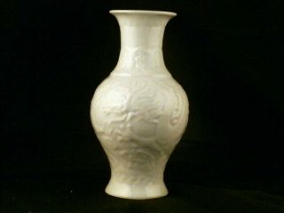 8.  1 " Wonderful Chinese Song Dy Celadon Glaze Guan Porcelain Dragon Vase Q118