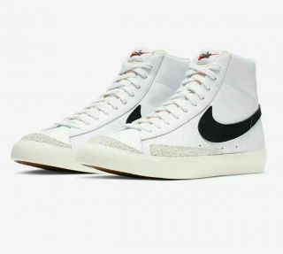 Nike Blazer Mid Vintage 77 White Black Bq6806100 Size 11.  5